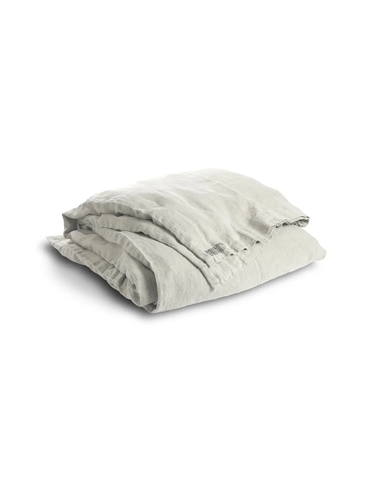 LOVELY LINEN | Leinen-Deckenbezug 135x200cm (Natural Beige) | grau